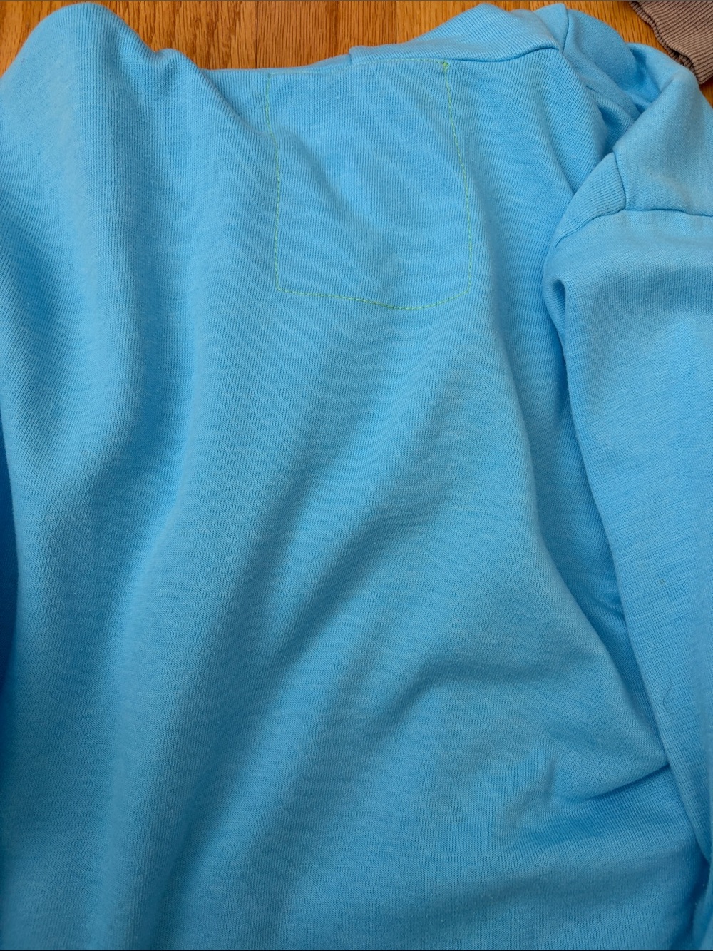 Aviator Nation Blue Zip Hoodie with Neon Stripe amazing condition size small - Picture 3 of 3